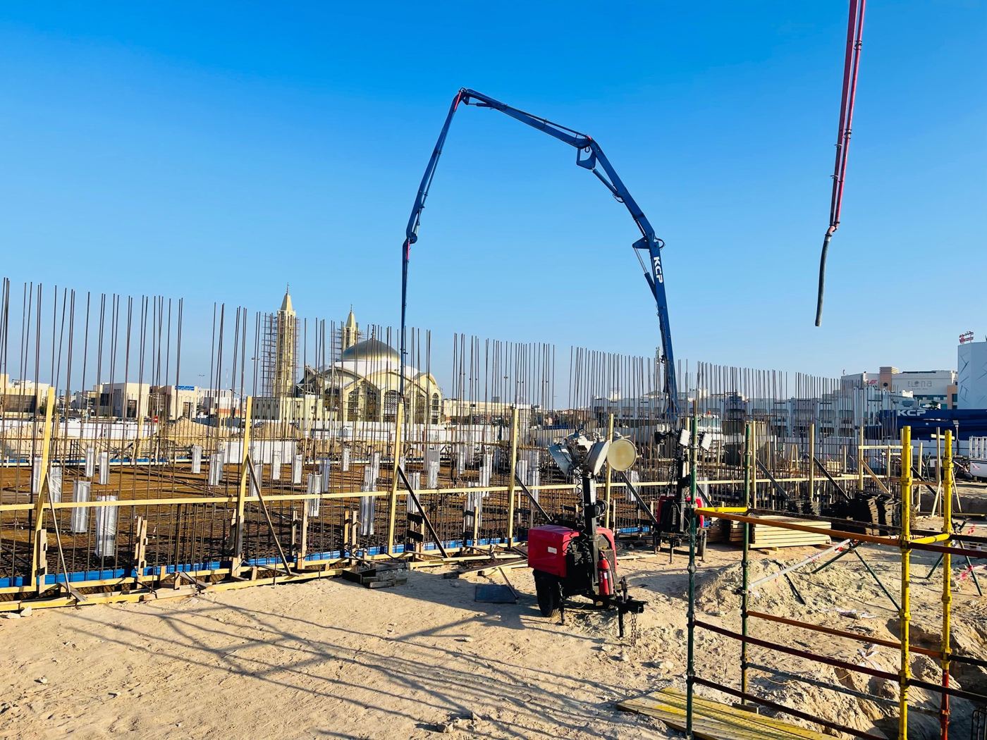 ECO Solution concrete works on site