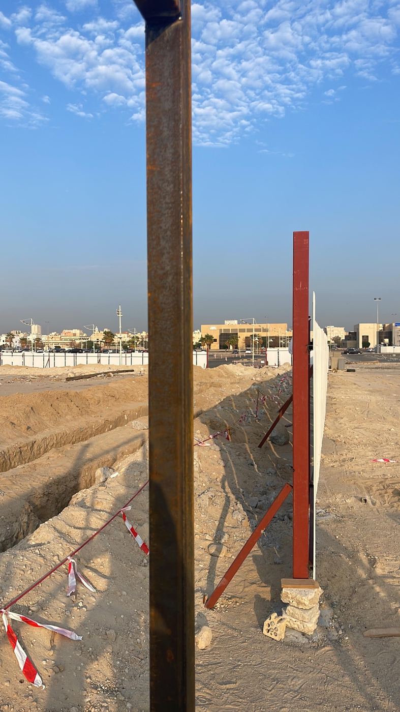 Site fencing posts